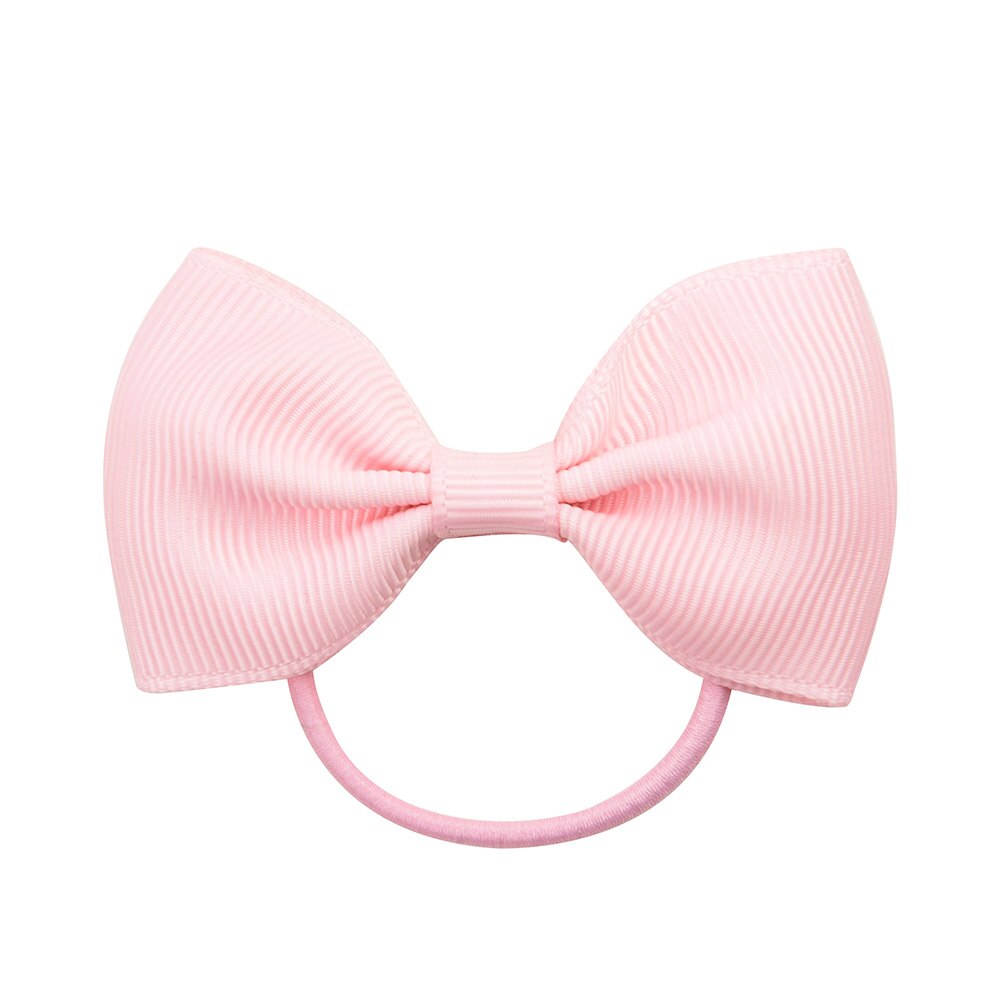 Small Elastic Rubberband Bow for Girls