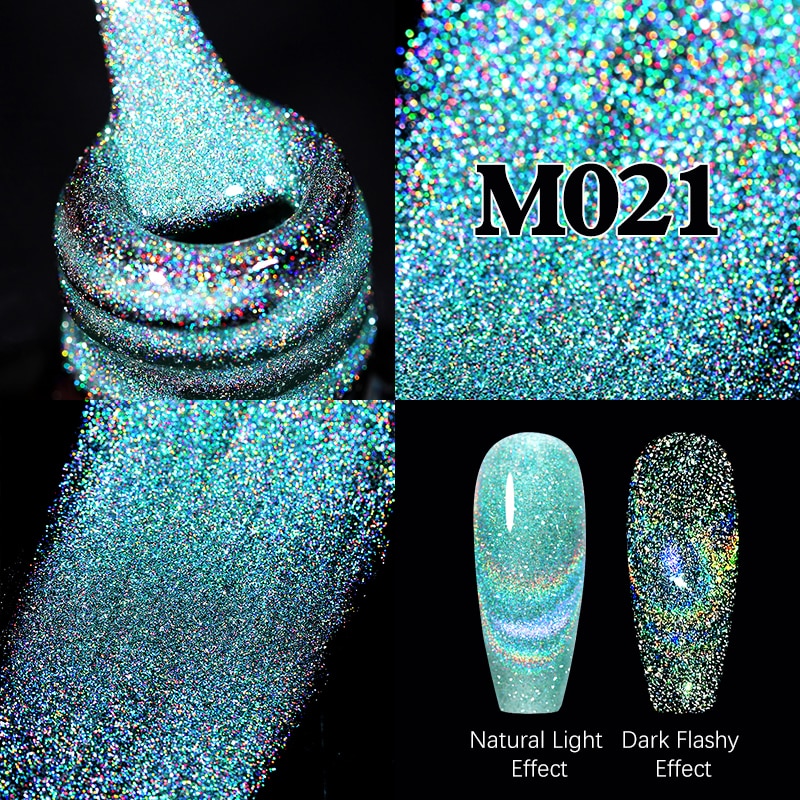 Sparkling / Reflective Glitter / Semi-Permanent Gel Nail Art Need Base