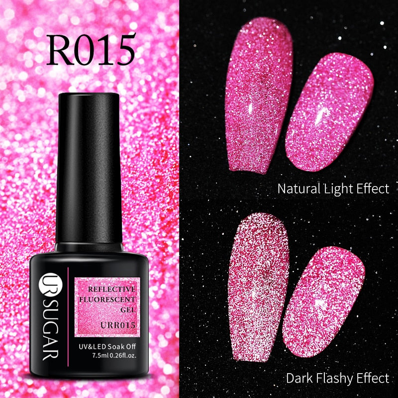 Thermal Ultra-thin Glitter / UV Gel / Temperature Color Change Gel Nail Art