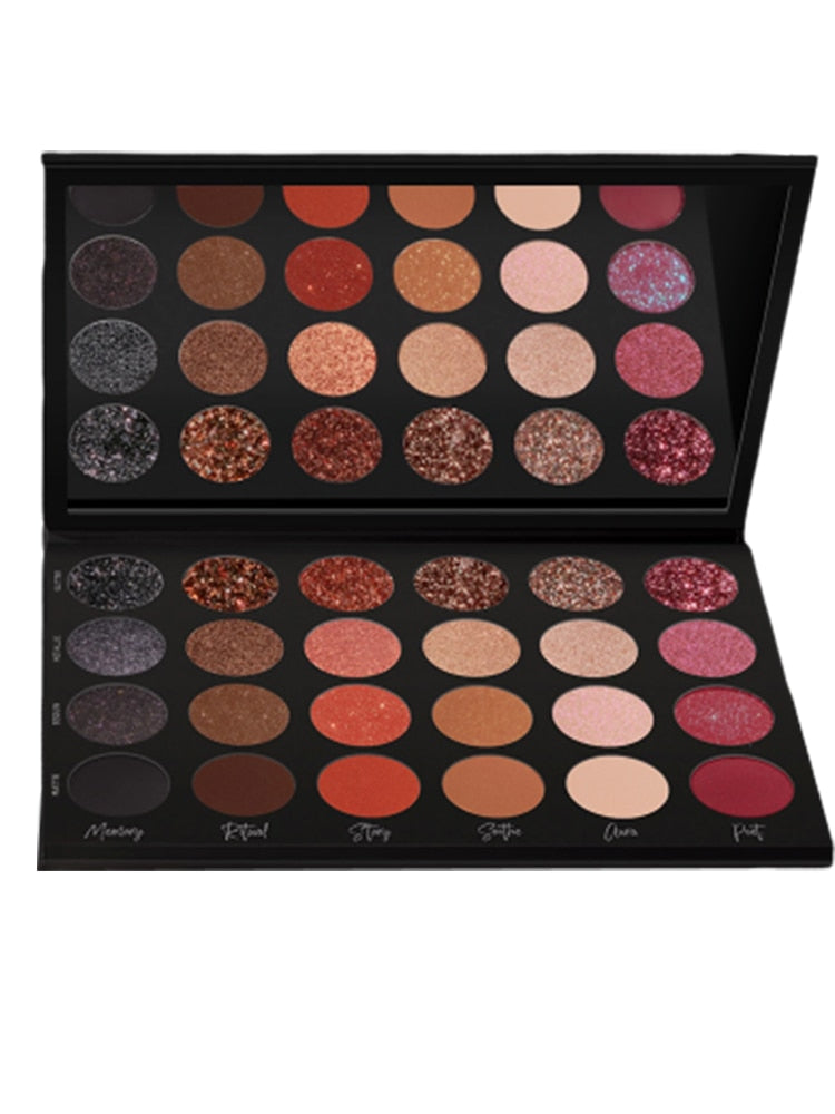 24 Color Matte Eye Shadow Palette