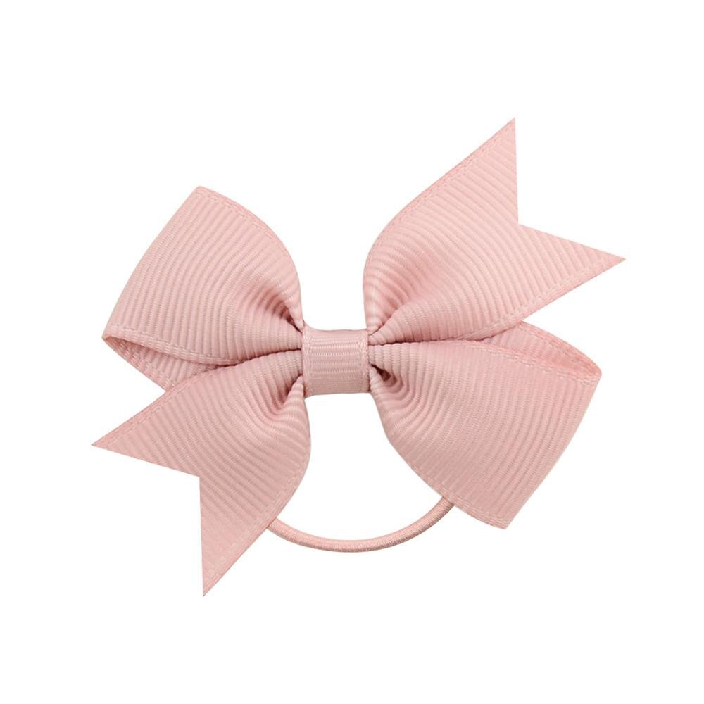 Small Elastic Rubberband Bow for Girls