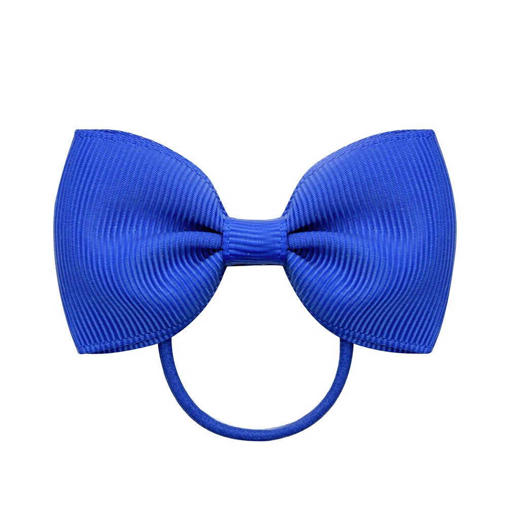 Small Elastic Rubberband Bow for Girls