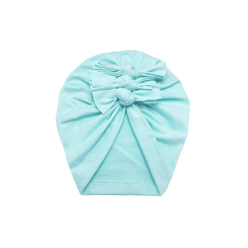 Solid Color Baby Headbands -Cotton Turbans -Hair Accessories