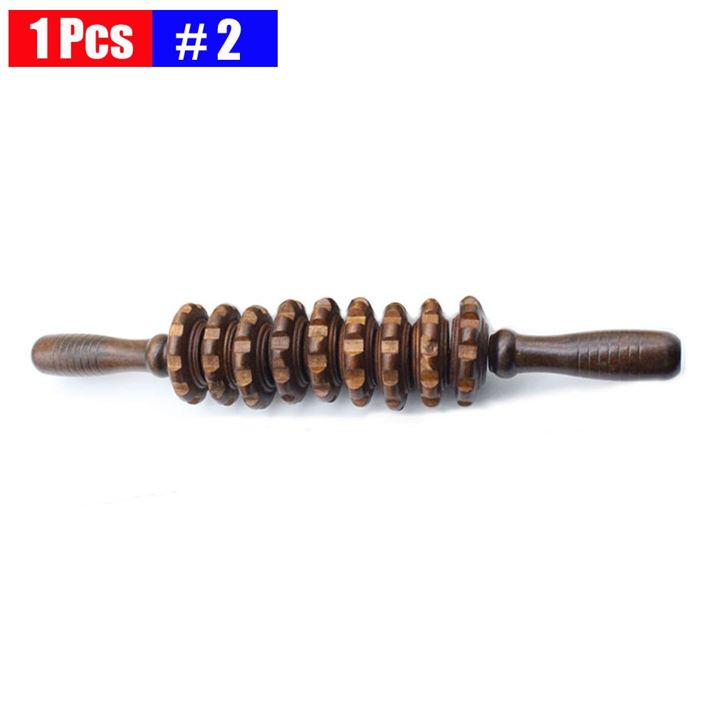 Multi-function Wooden Body Massage Roller Sticks