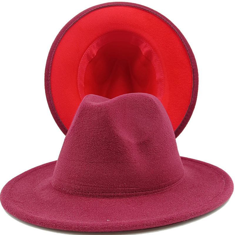 Unisex 2-color Fedora Hats