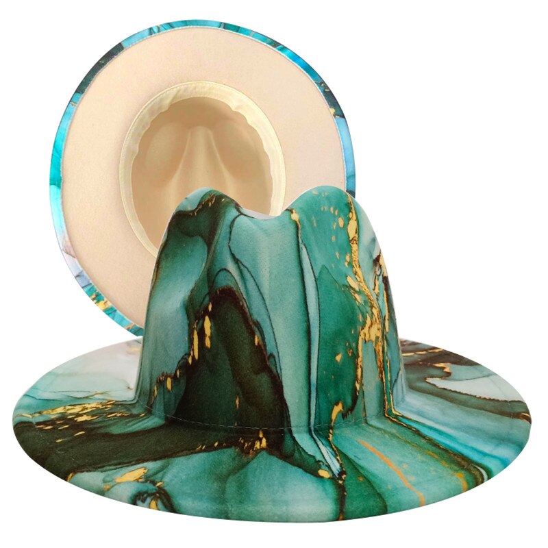 Unisex Fedora Hats w/Chains or Painted