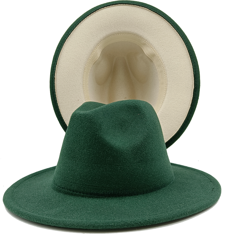 Unisex 2-color Fedora Hats