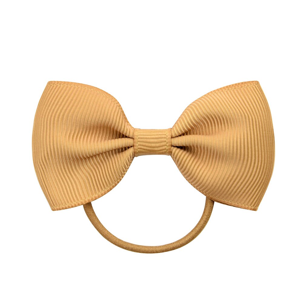 Small Elastic Rubberband Bow for Girls