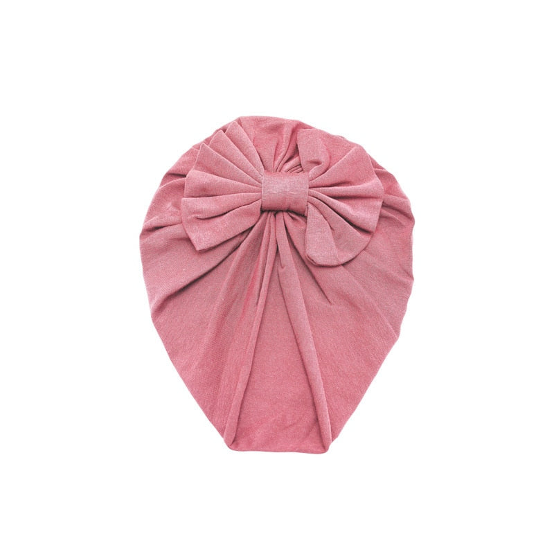 Solid Color Baby Headbands -Cotton Turbans -Hair Accessories