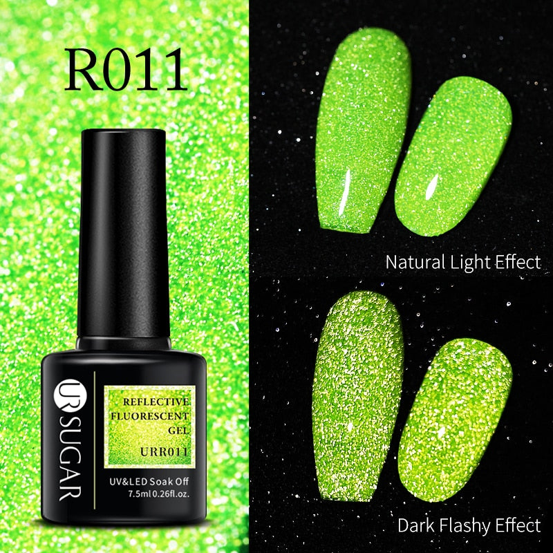 Thermal Ultra-thin Glitter / UV Gel / Temperature Color Change Gel Nail Art