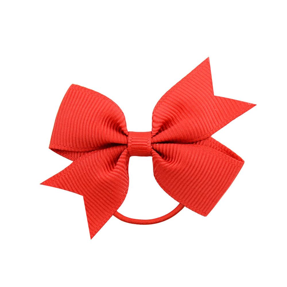 Small Elastic Rubberband Bow for Girls