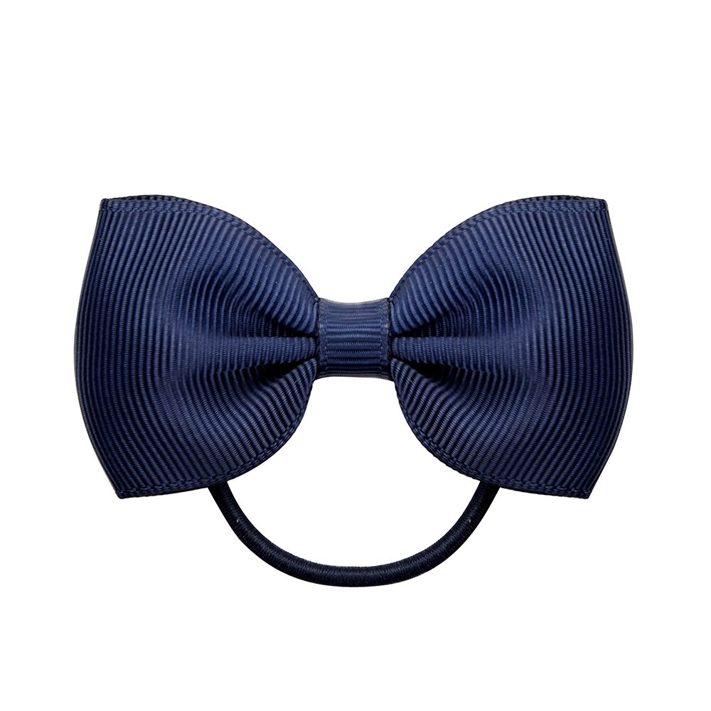 Small Elastic Rubberband Bow for Girls
