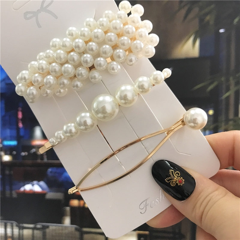 Fashionable Pearl Hair Clips-Pin for Women