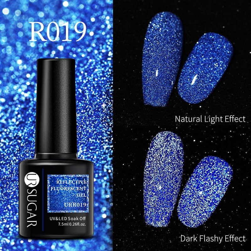 Thermal Ultra-thin Glitter / UV Gel / Temperature Color Change Gel Nail Art