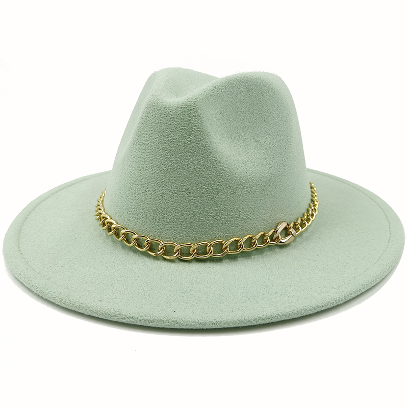 Unisex Fedora Hats w/Chains or Painted