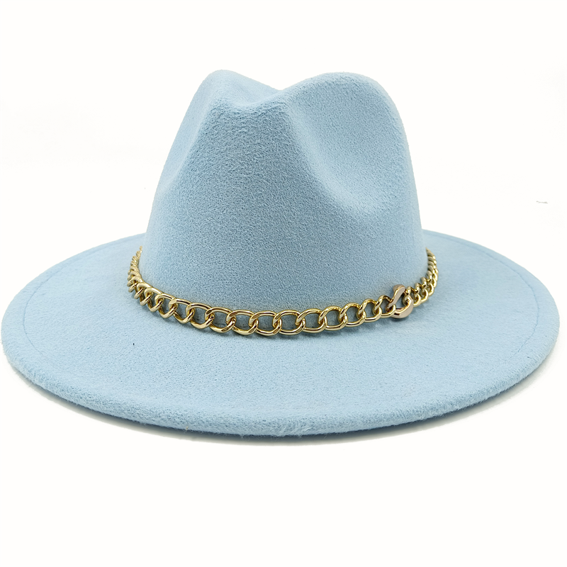 Unisex Fedora Hats w/Chains or Painted