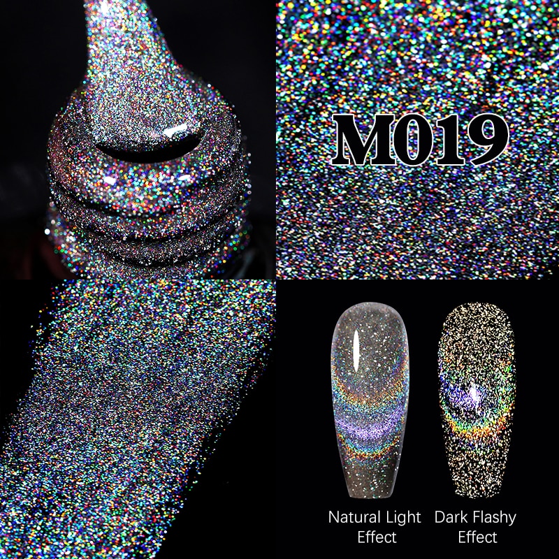 Sparkling / Reflective Glitter / Semi-Permanent Gel Nail Art Need Base