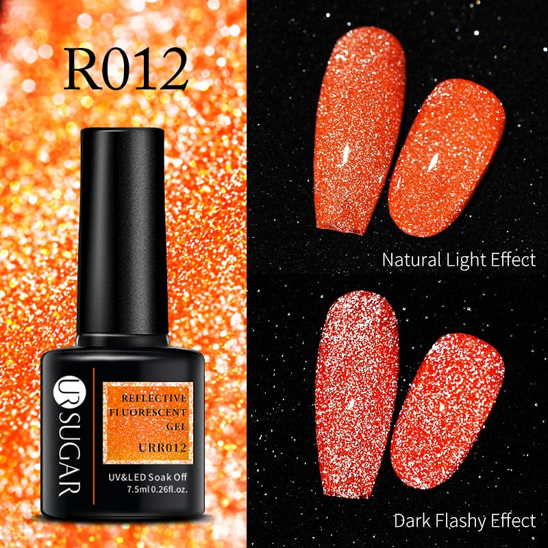 Thermal Ultra-thin Glitter / UV Gel / Temperature Color Change Gel Nail Art