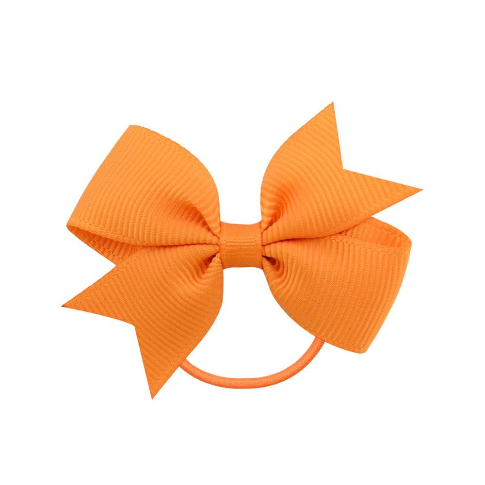Small Elastic Rubberband Bow for Girls