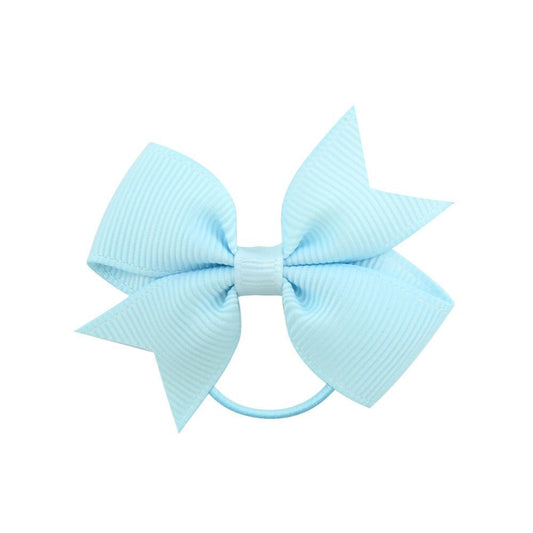 Small Elastic Rubberband Bow for Girls