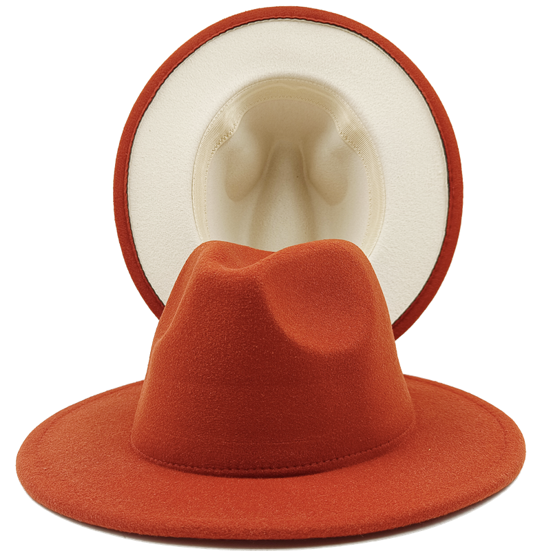 Unisex 2-color Fedora Hats