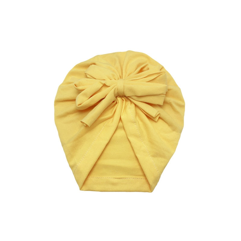 Solid Color Baby Headbands -Cotton Turbans -Hair Accessories