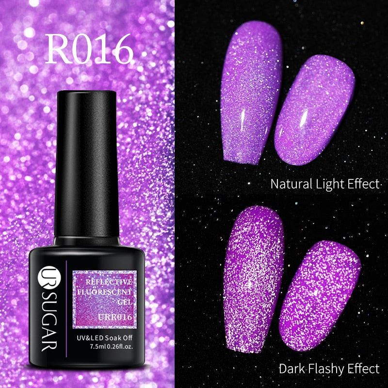 Thermal Ultra-thin Glitter / UV Gel / Temperature Color Change Gel Nail Art