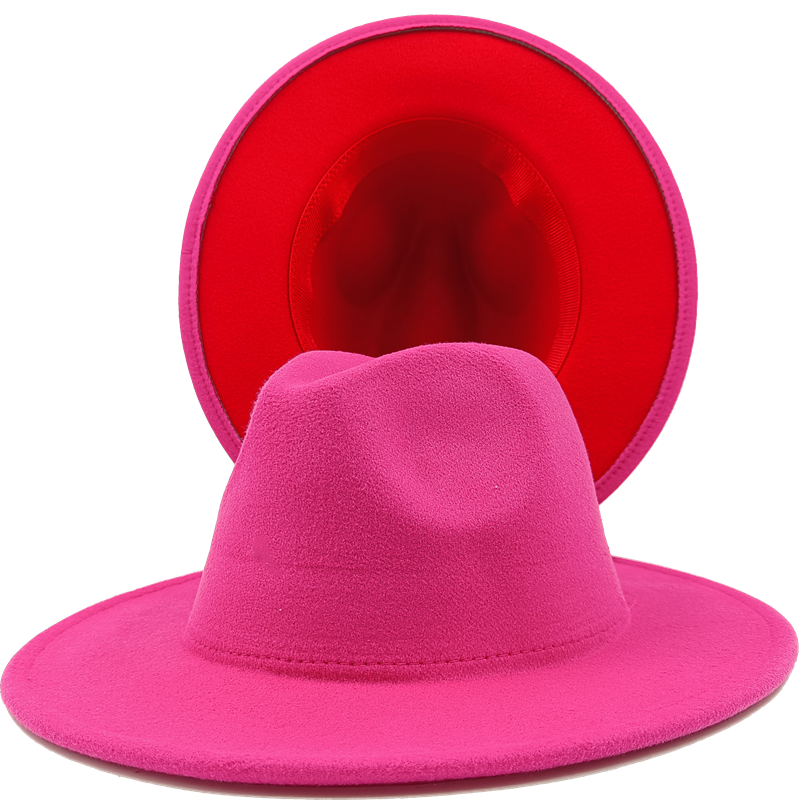 Unisex 2-color Fedora Hats