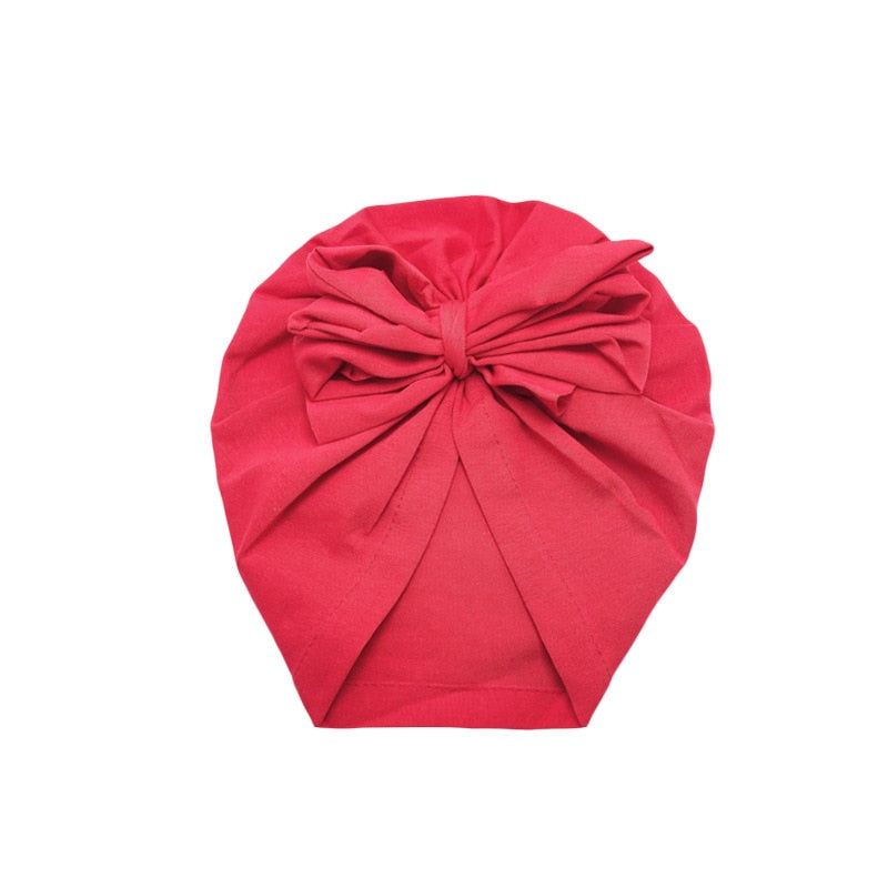 Solid Color Baby Headbands -Cotton Turbans -Hair Accessories