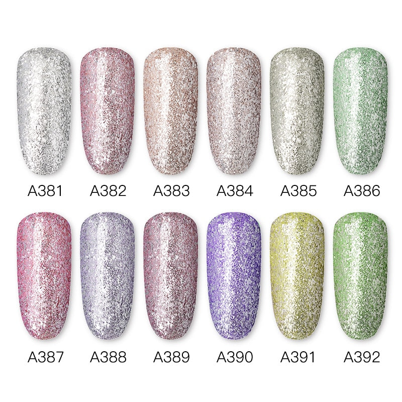 Gel Nail Polish & Glitter Paint for Manicures