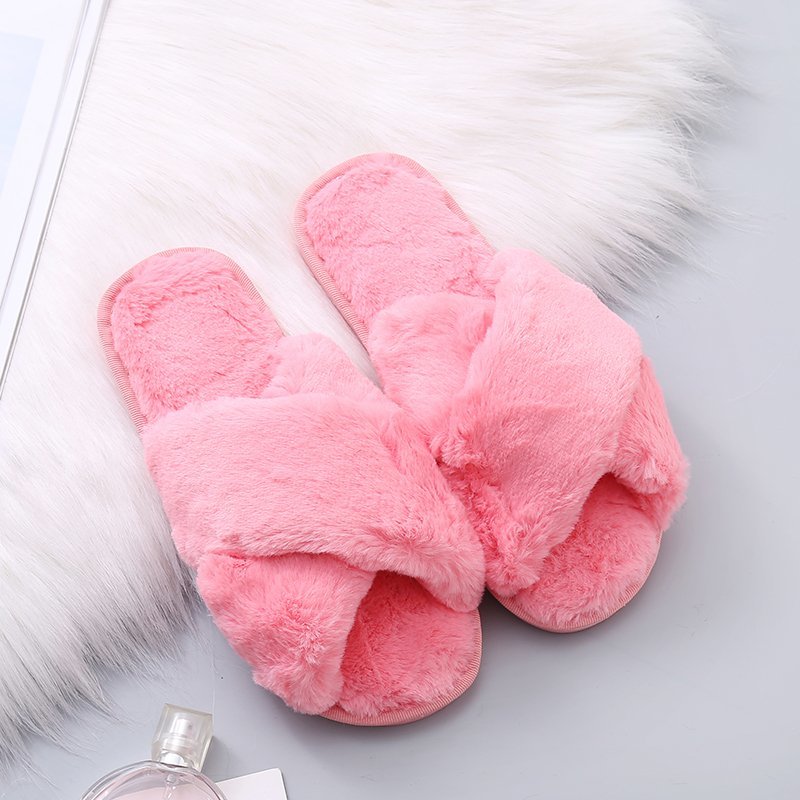 Warm Fluffy Slippers for Women