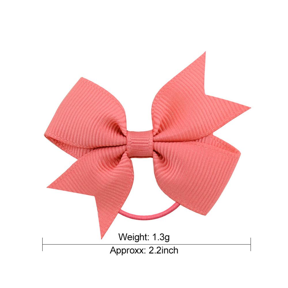 Small Elastic Rubberband Bow for Girls