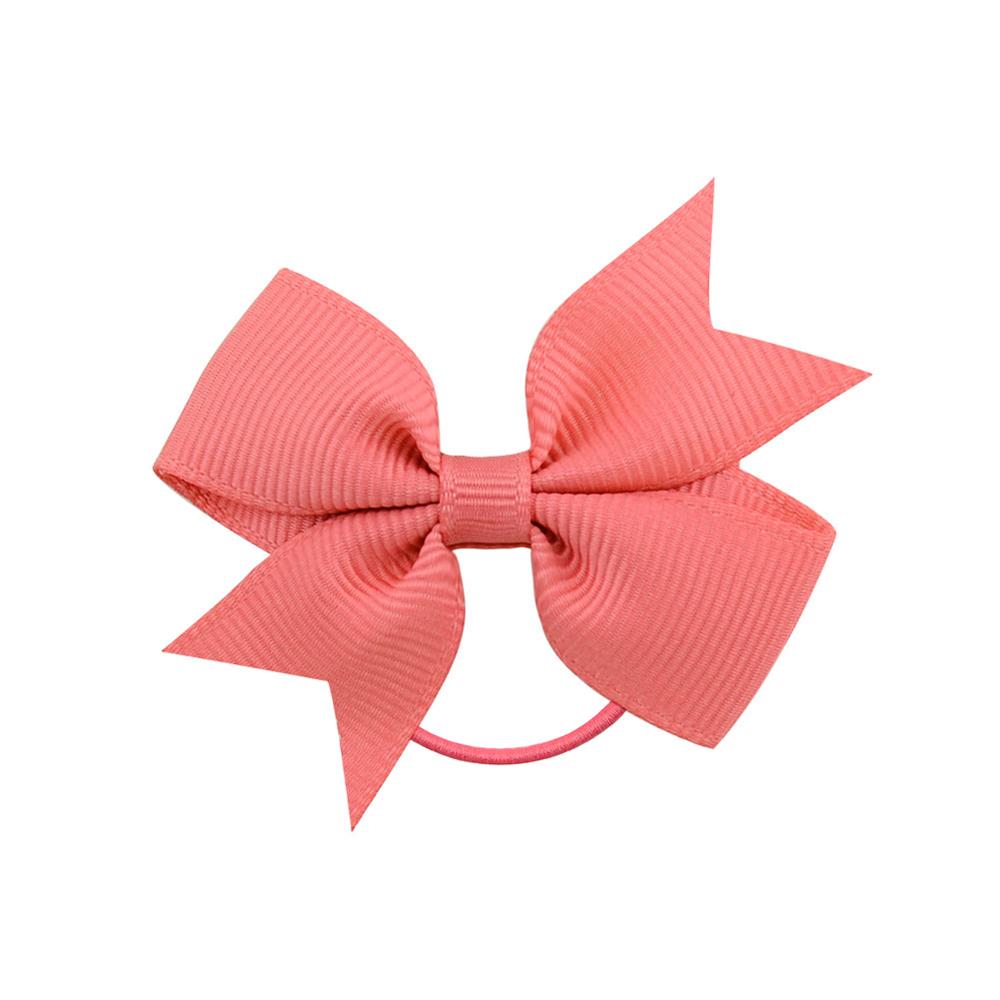 Small Elastic Rubberband Bow for Girls