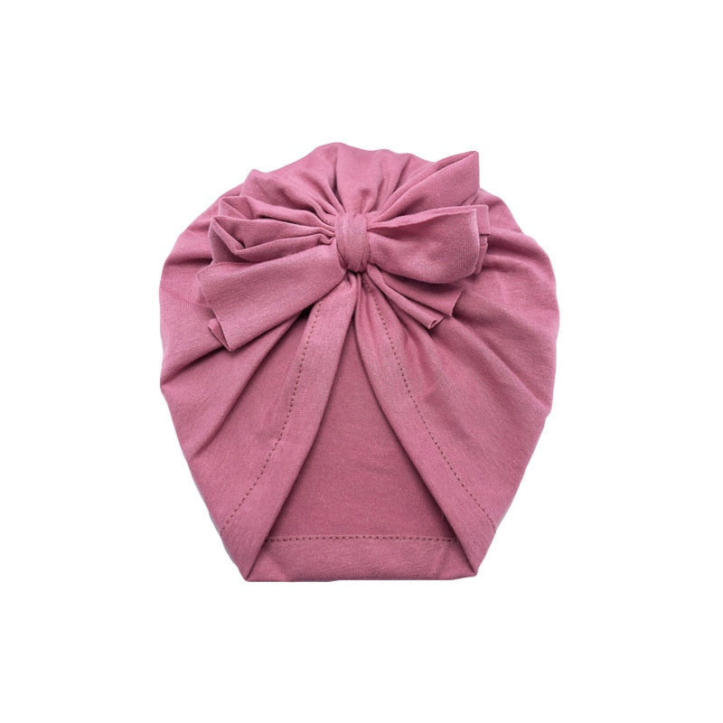 Solid Color Baby Headbands -Cotton Turbans -Hair Accessories