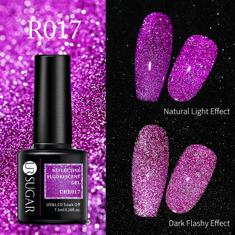 Thermal Ultra-thin Glitter / UV Gel / Temperature Color Change Gel Nail Art