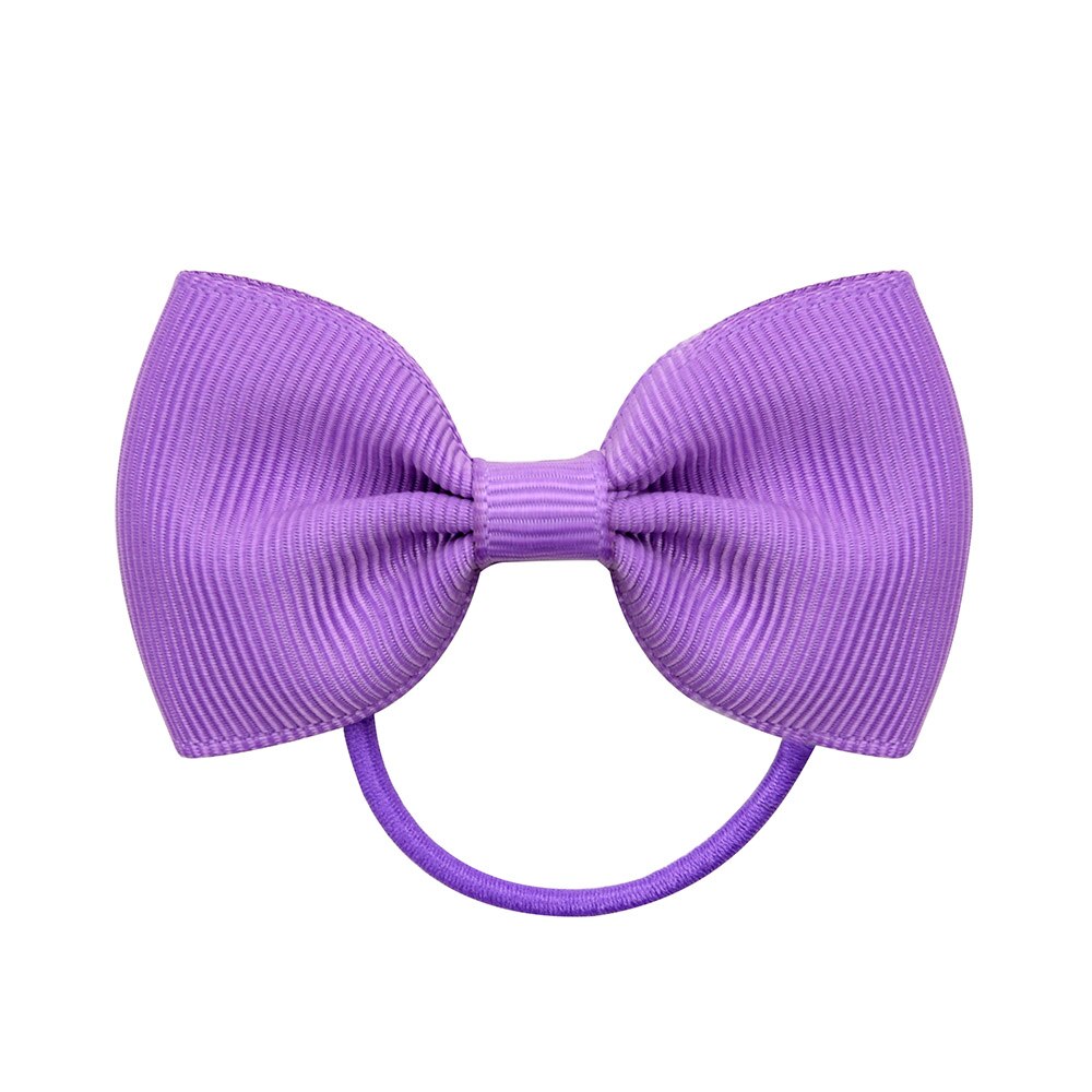 Small Elastic Rubberband Bow for Girls