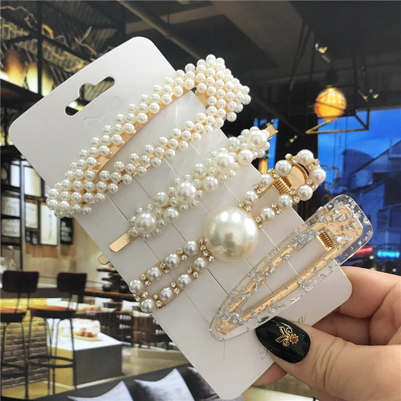 Fashionable Pearl Hair Clips-Pin for Women