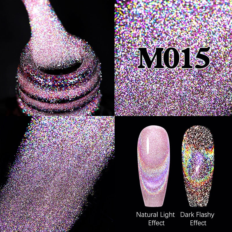 Sparkling / Reflective Glitter / Semi-Permanent Gel Nail Art Need Base