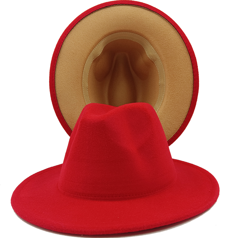 Unisex 2-color Fedora Hats