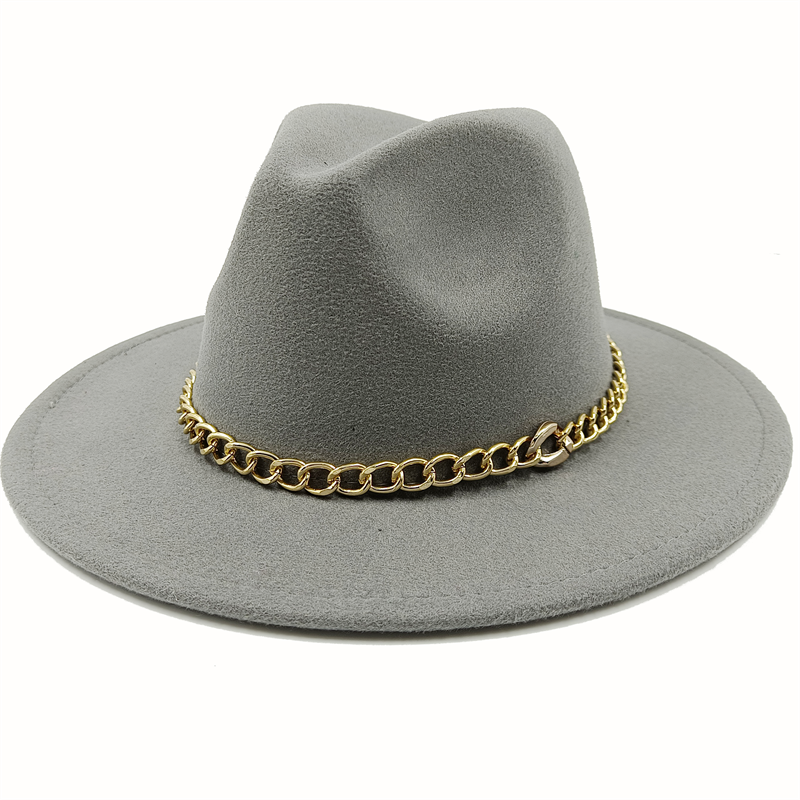 Unisex Fedora Hats w/Chains or Painted