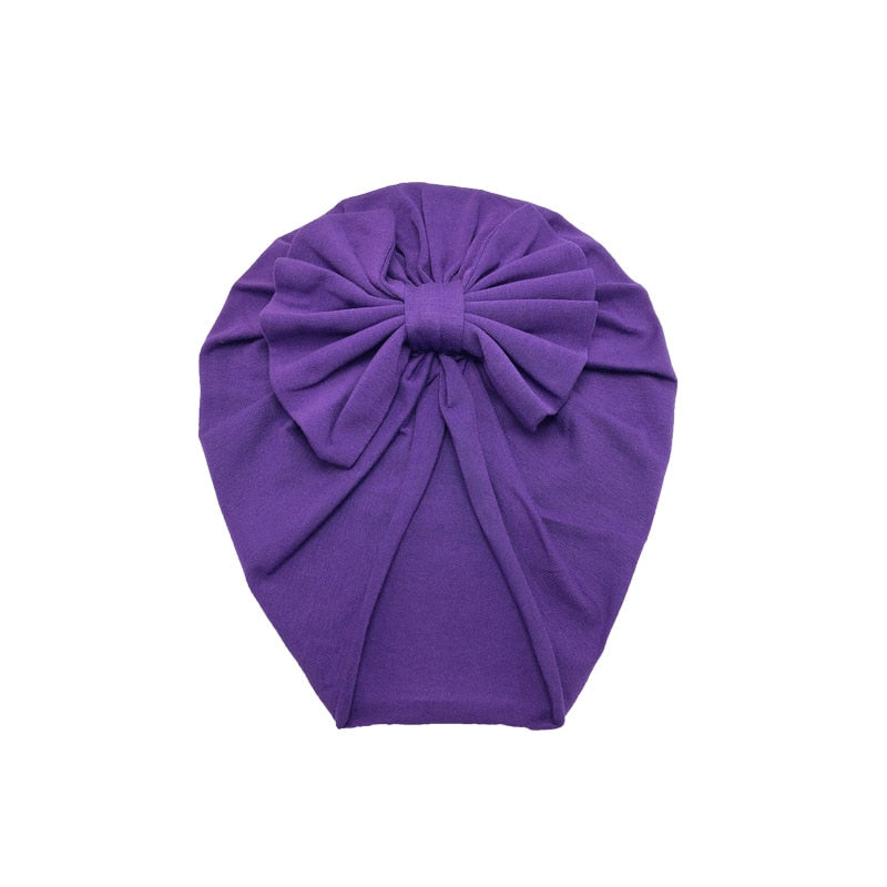 Solid Color Baby Headbands -Cotton Turbans -Hair Accessories