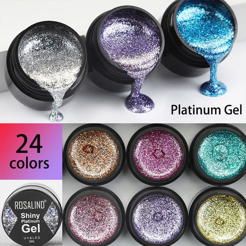 Gel Nail Polish & Glitter Paint for Manicures