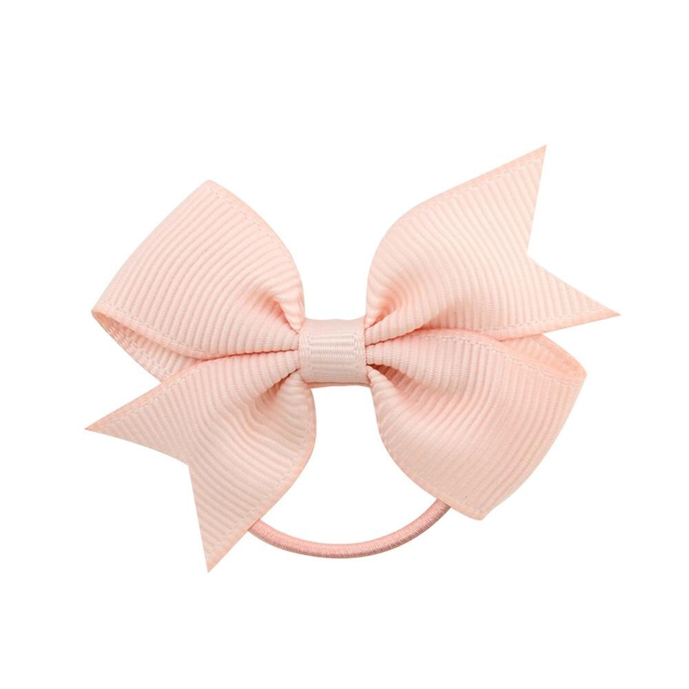 Small Elastic Rubberband Bow for Girls