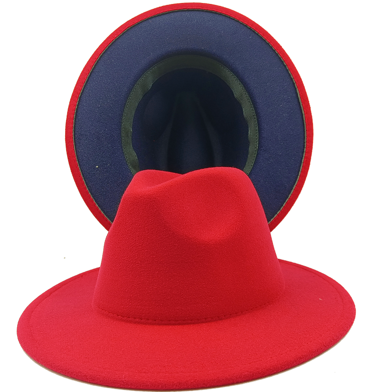 Unisex 2-color Fedora Hats