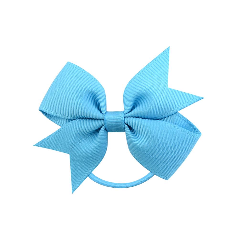 Small Elastic Rubberband Bow for Girls