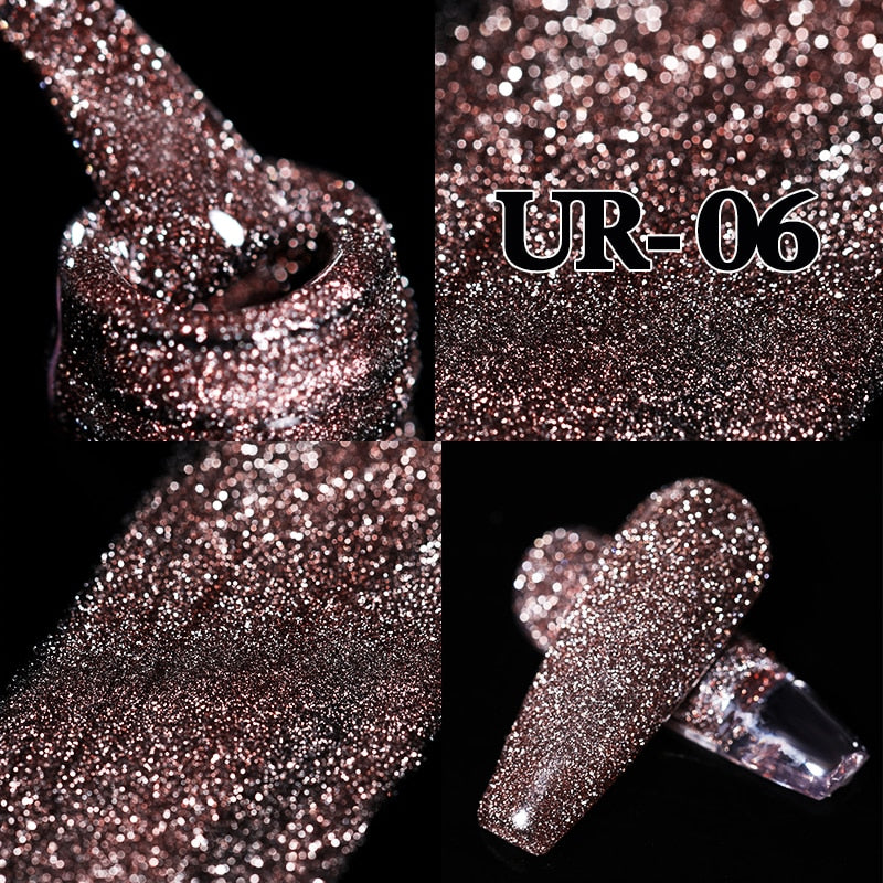 Sparkling / Reflective Glitter / Semi-Permanent Gel Nail Art Need Base