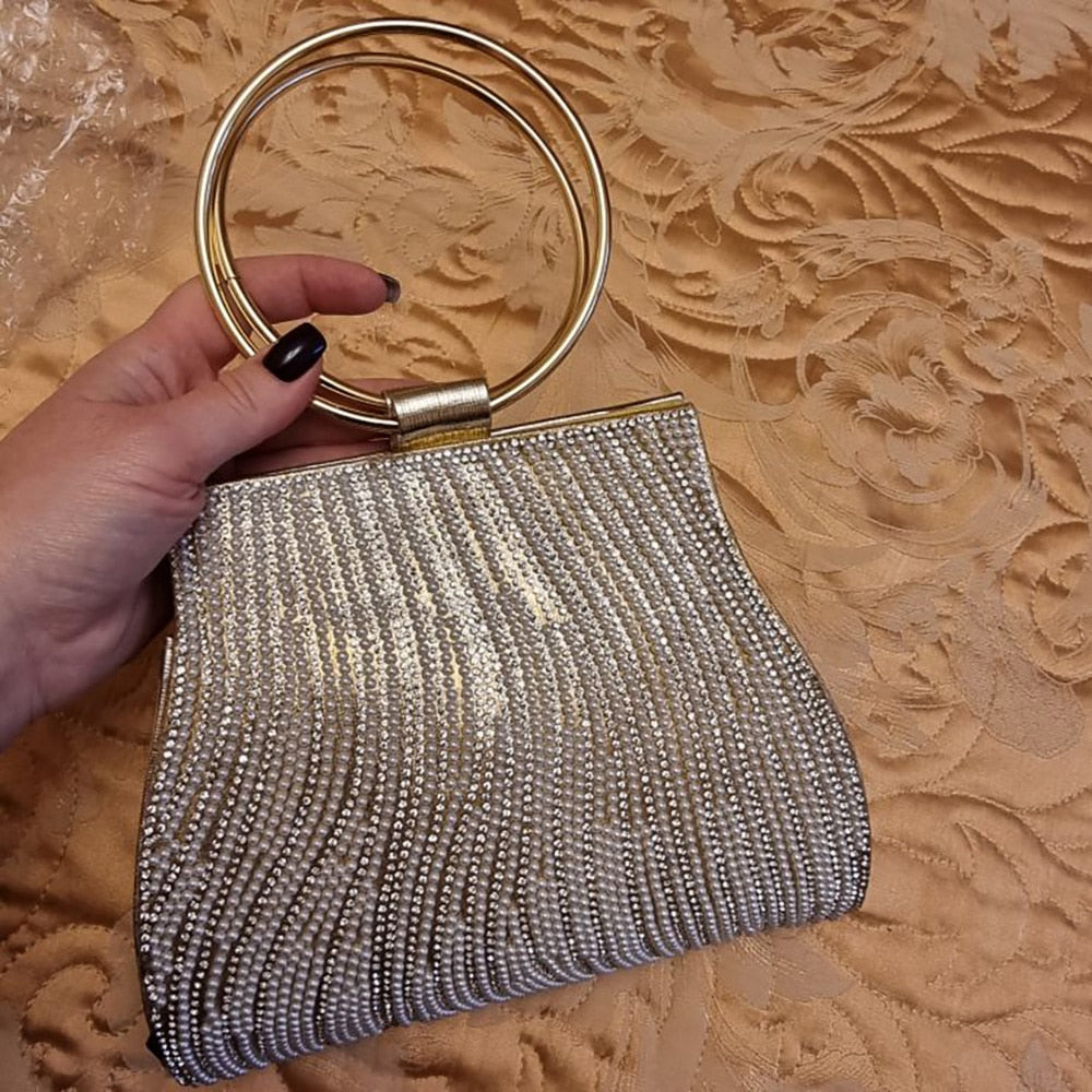 Rhinestone Evening Clutch Handbags for Women