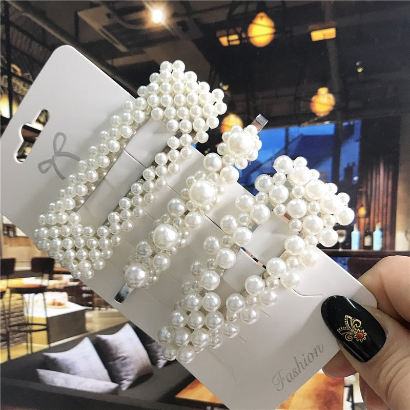 Fashionable Pearl Hair Clips-Pin for Women