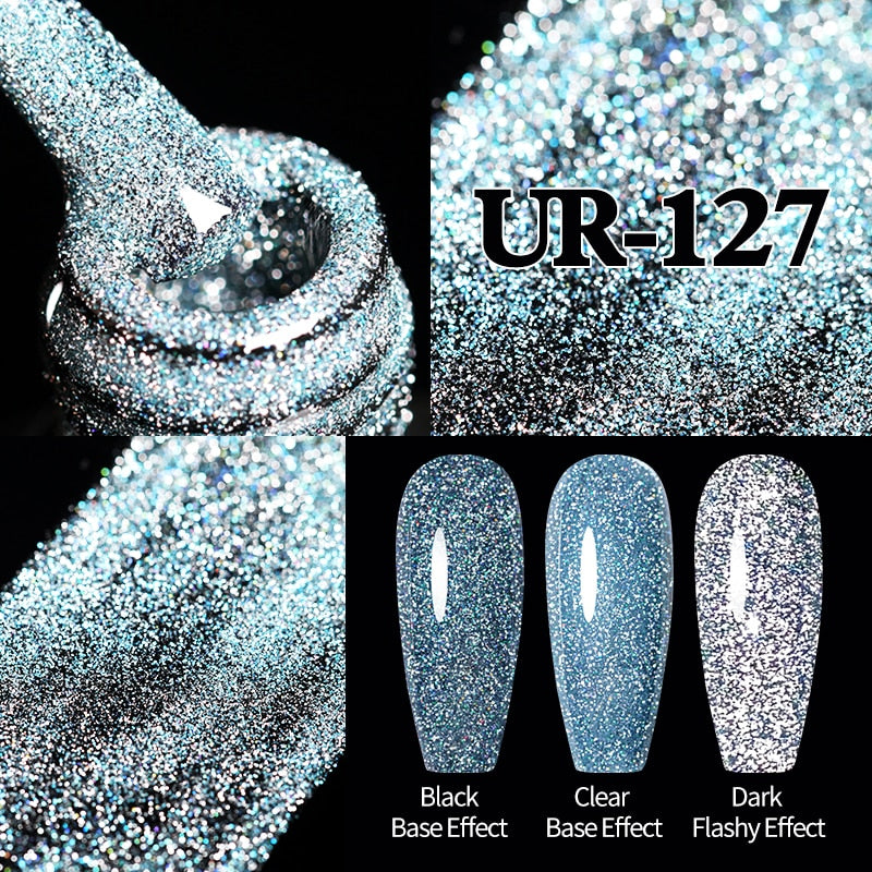 Sparkling / Reflective Glitter / Semi-Permanent Gel Nail Art Need Base