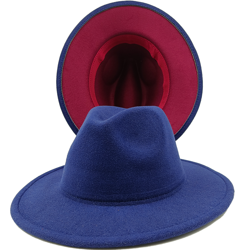 Unisex 2-color Fedora Hats